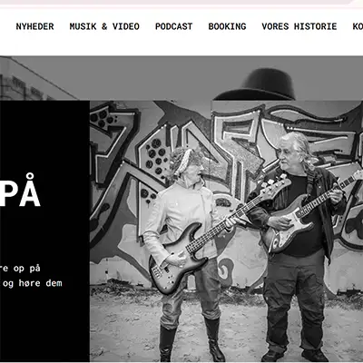 En god og billig hjemmeside som vi lavede til ægteparret Bjarne og Margit! Du har måske set dem i X Factor - Det var lidt sjovt www.rockduo.dk