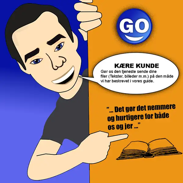 Følg vores guide til hvordan du sender dine filer til din hjemmeside eller webshop