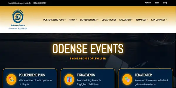 Hjemmeside Reference -Odense Events