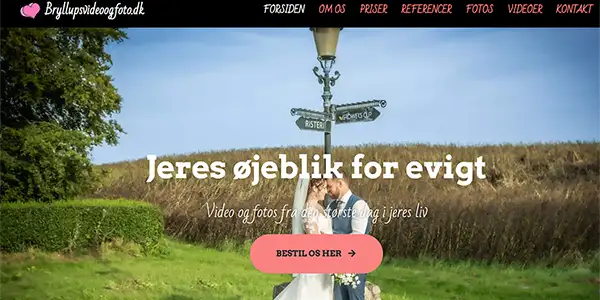 bryllupsfotoogvideo.dk 